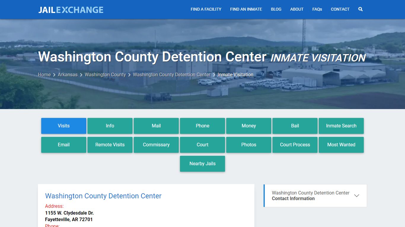 Inmate Visitation - Washington County Detention Center, AR - Jail Exchange